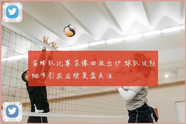 黄蜂队比赛录像回放出炉 球队攻防细节引发后续复盘关注