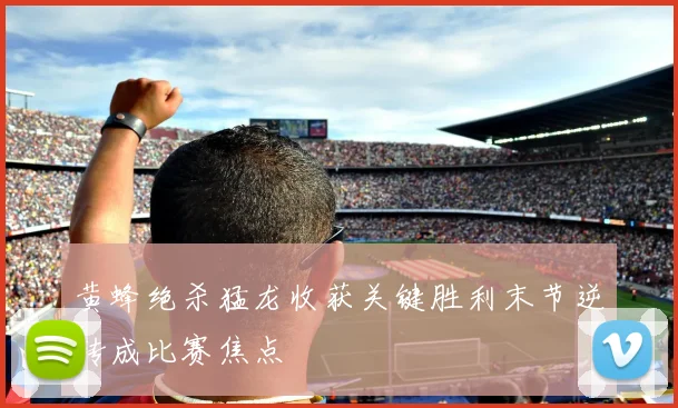 黄蜂绝杀猛龙收获关键胜利末节逆转成比赛焦点